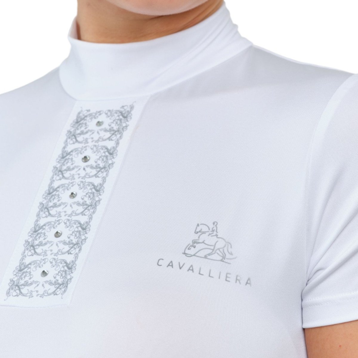 Riding Show Shirt SILVER POP - Short Sleeve - Cavalliera