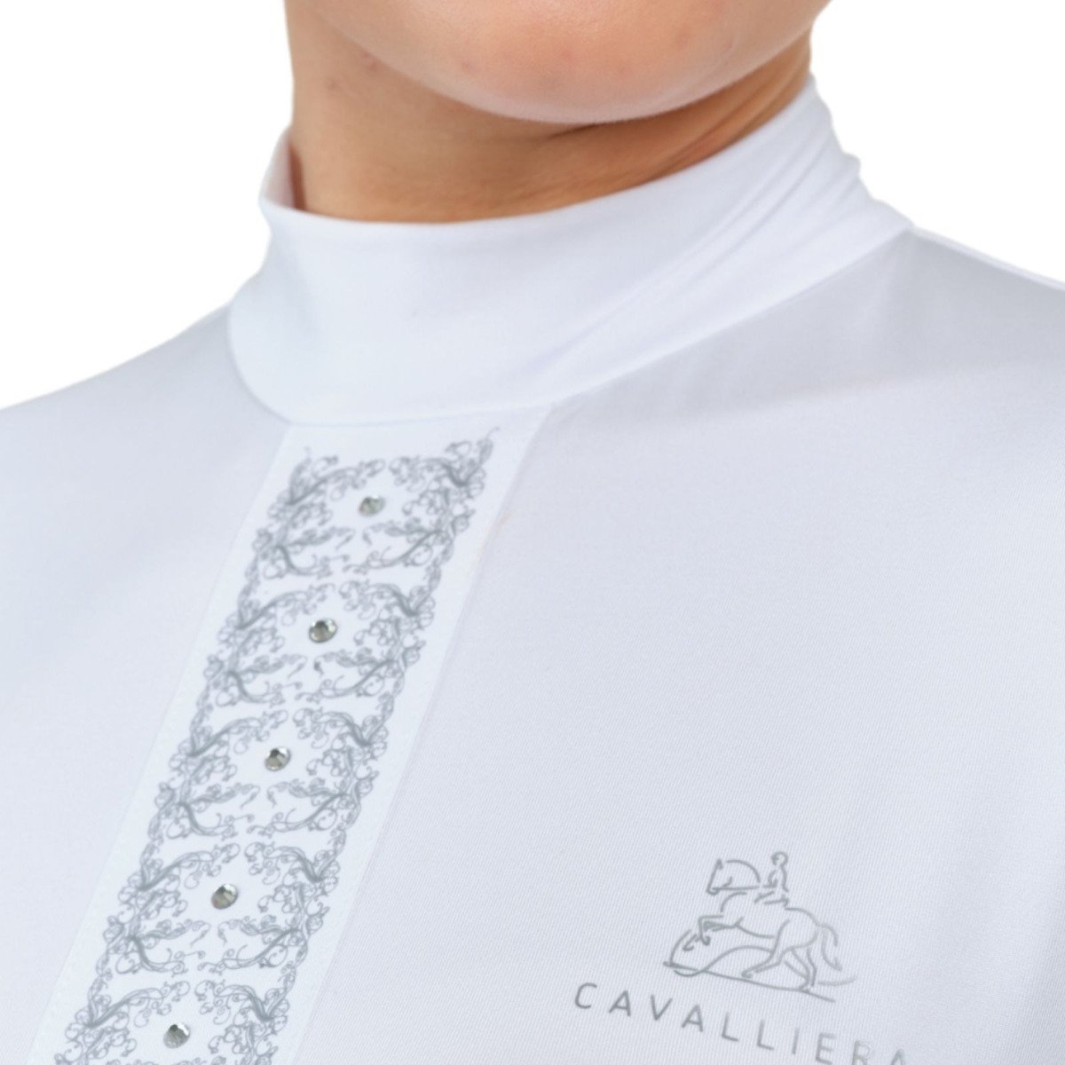 Reiter Turniershirt SILVER POP - Langarm - Cavalliera