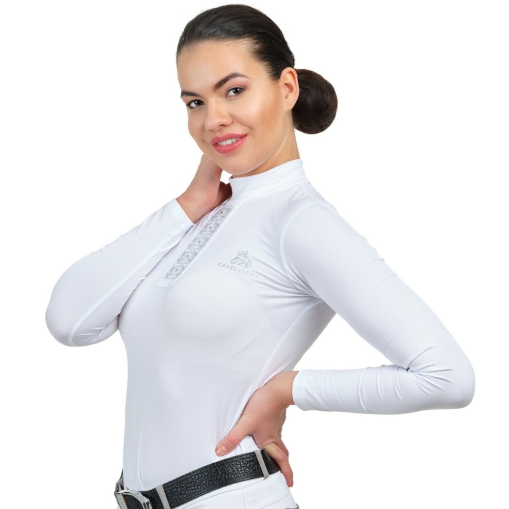 Reiter Turniershirt SILVER POP - Langarm - Cavalliera