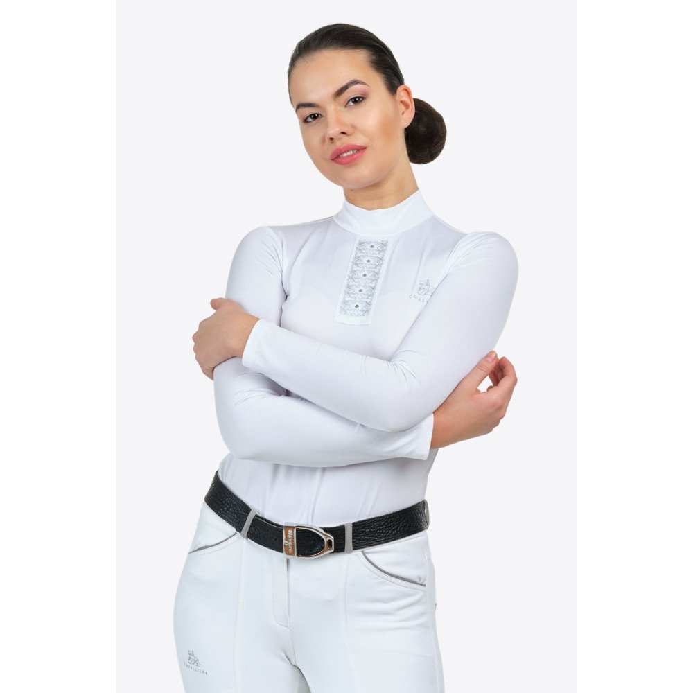 Reiter Turniershirt SILVER POP - Langarm - Cavalliera