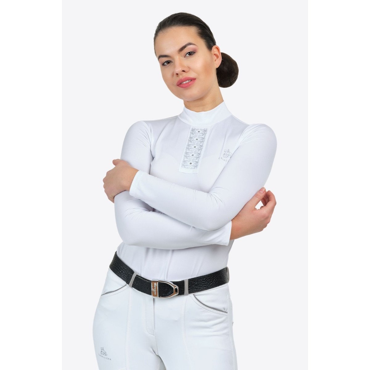 Reiter Turniershirt SILVER POP - Langarm - Cavalliera