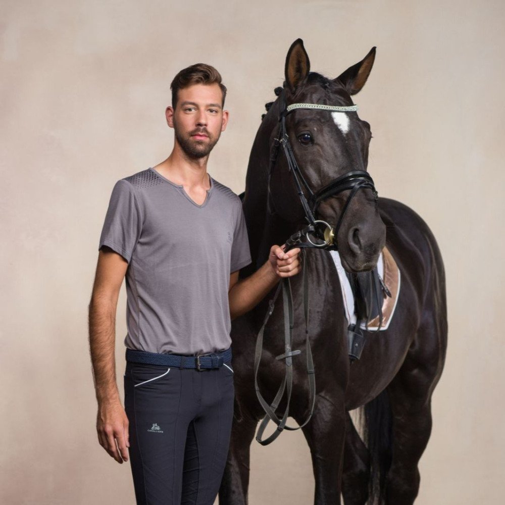 Reiten Top Kurzarm MEN STYLE - Cavalliera
