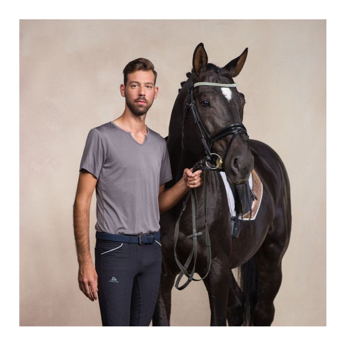 Reiten Top Kurzarm MEN STYLE - Cavalliera