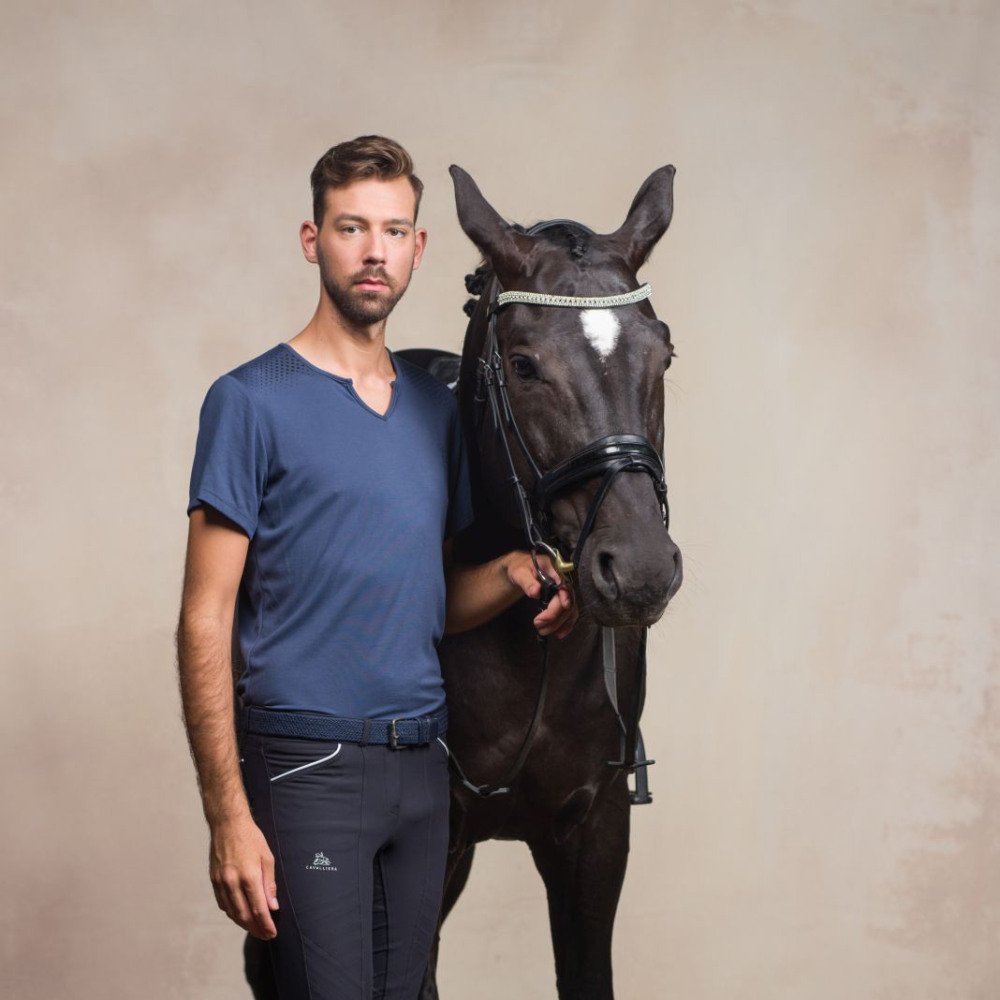 Riding Top Short Sleeve MEN STYLE - Cavalliera