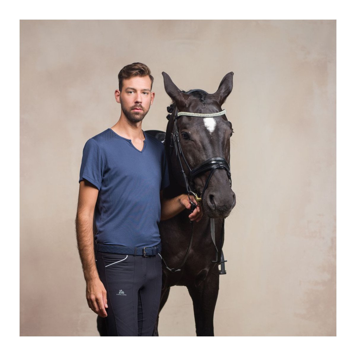 Riding Top Short Sleeve MEN STYLE - Cavalliera