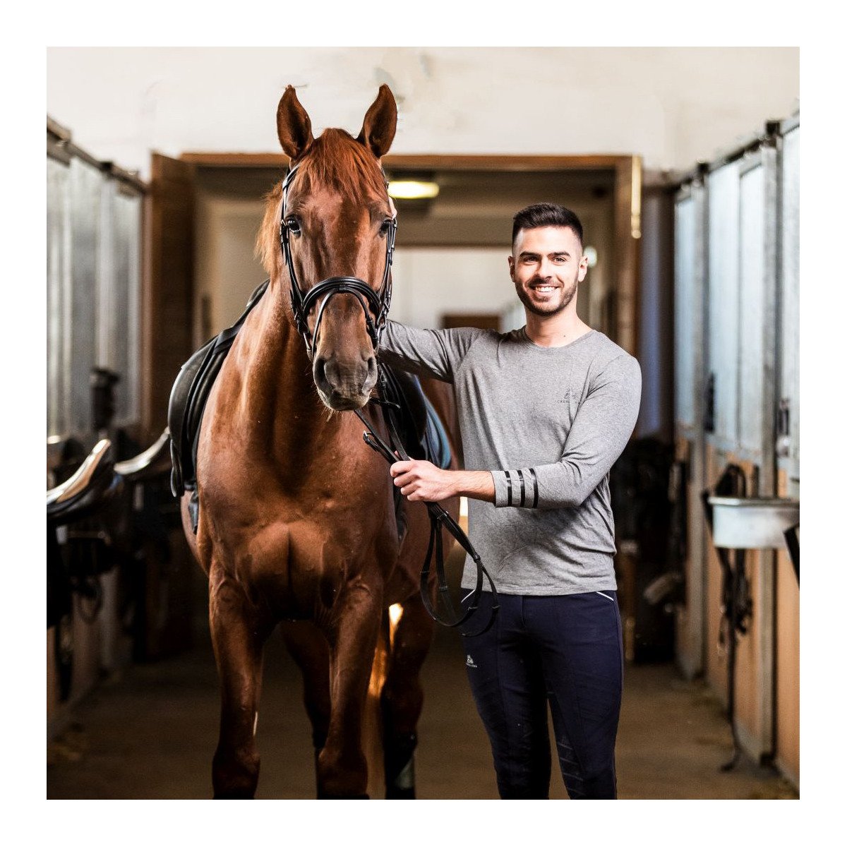 Reiten Top Langarm GRANDEUR MEN - Cavalliera