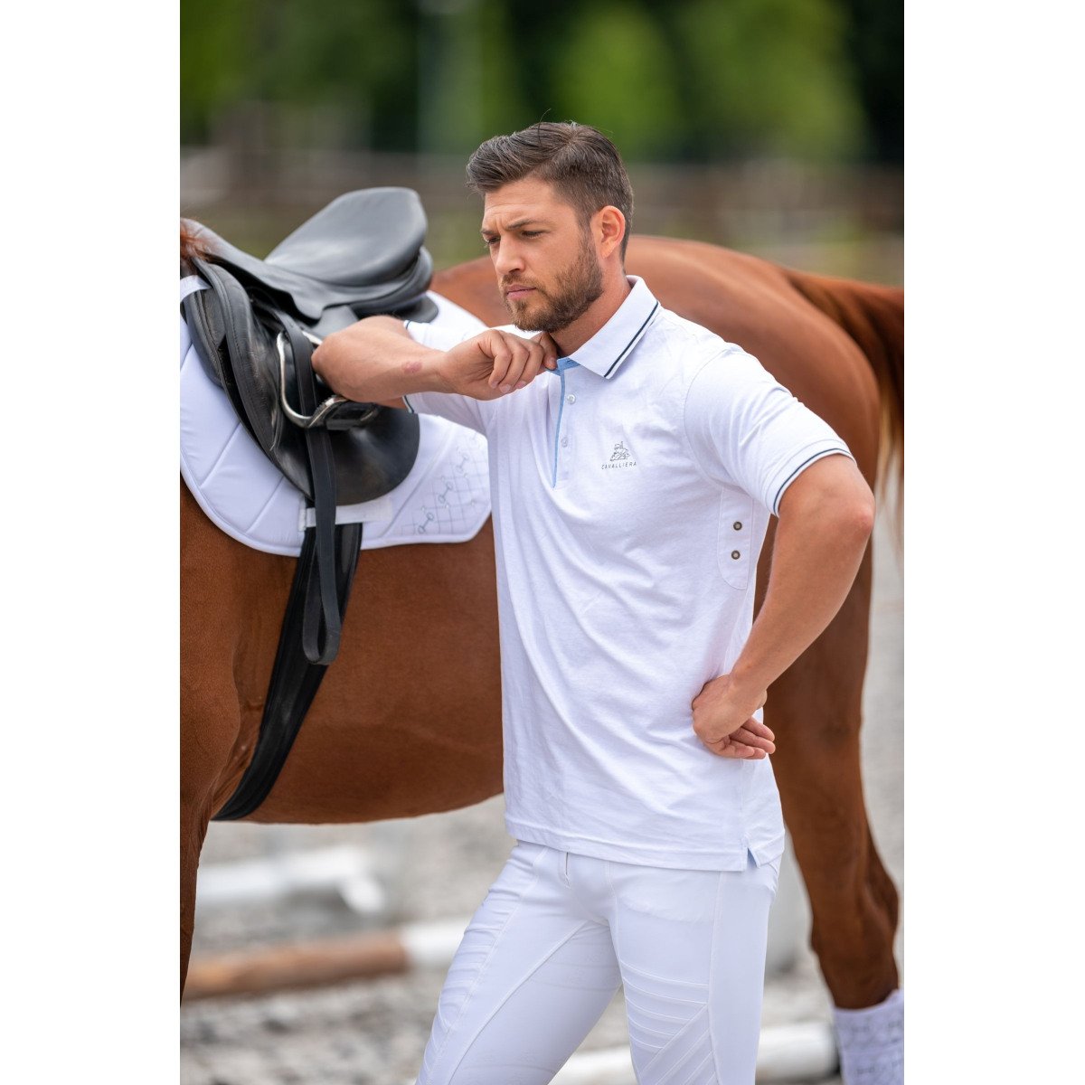 Riding Cotton Based Top Short Sleeve SPORTY - Cavalliera