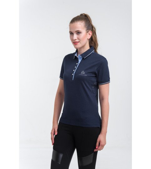 Polo d'équitation fonctionnel à base de coton-LONDON,tenue équestre