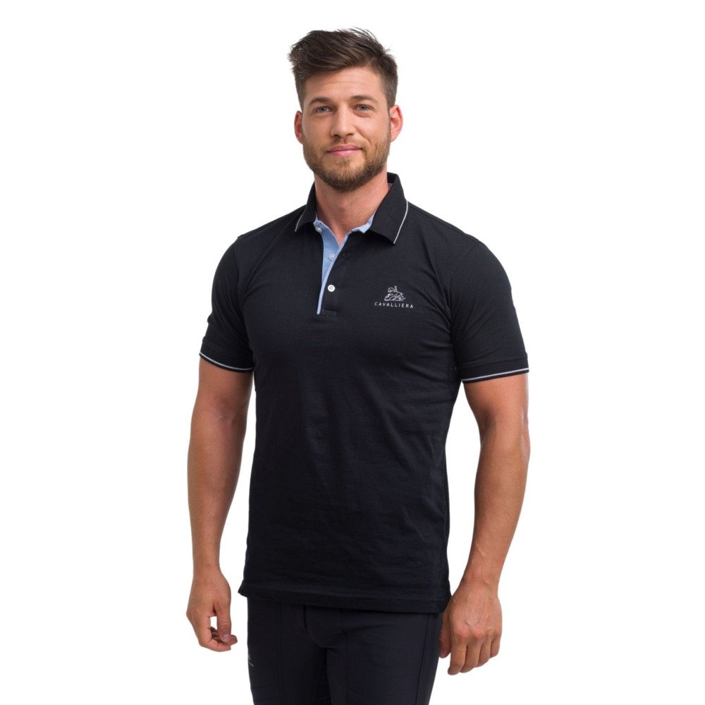 Polo d'équitation fonctionnel à base de coton-LONDON MAN,tenue équestre