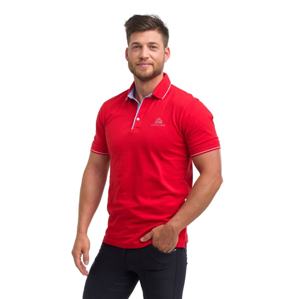Cotton Based Functional Riding Polo - LONDON MAN, Equestrian Apparel