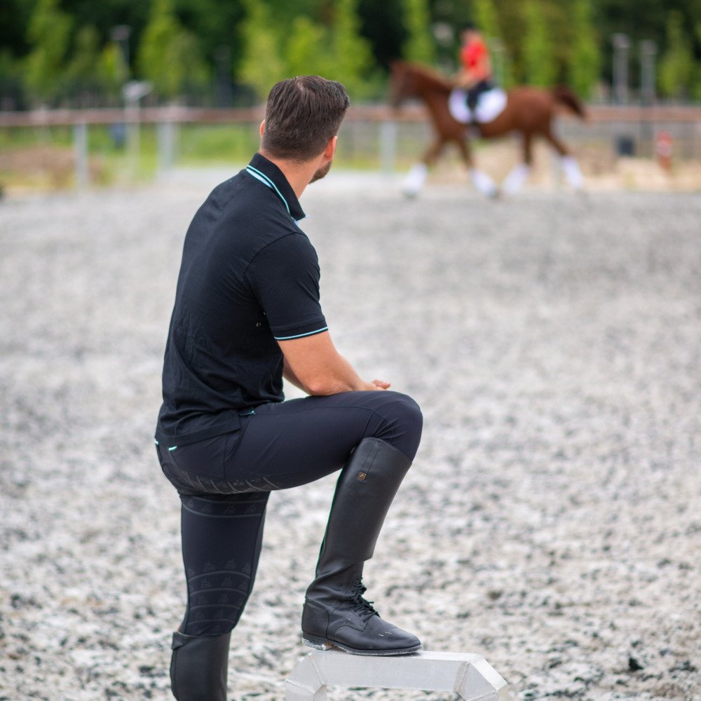 Funktional Reitt Poloshirt mit Baumwollebasis - LONDON MAN, Reitbekleidung