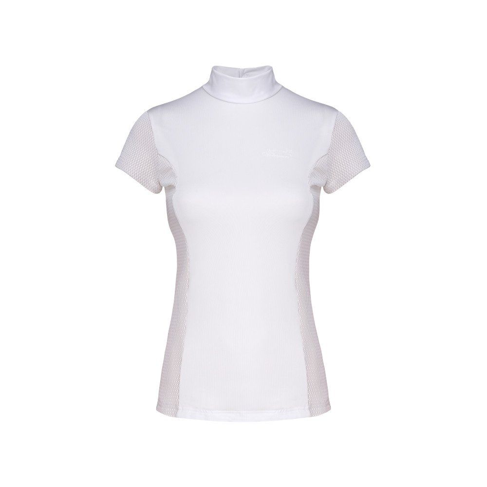 Women's Riding Show Shirt  ESSENCE - Short Sleeve, Technical Equestrian Show Apparel