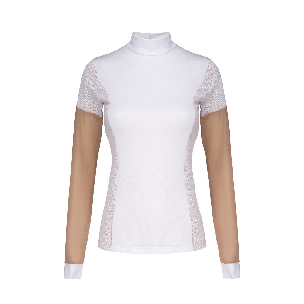 Women's Riding Show Shirt ESSENCE - Long Sleeve, Technical Equestrian Show Apparel