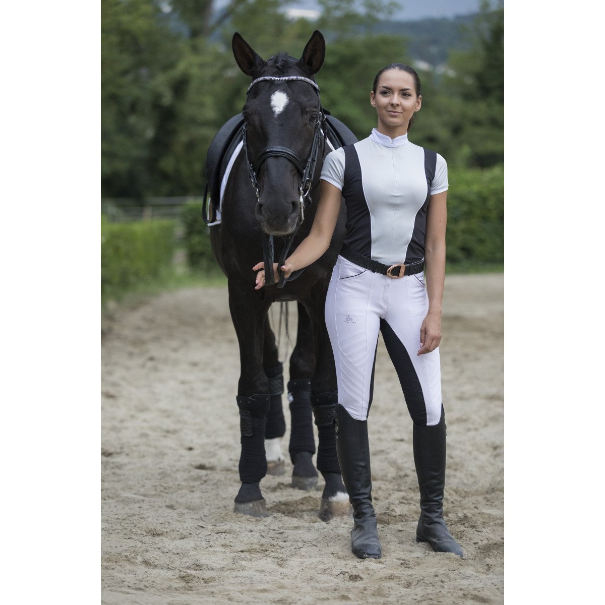 Riding Show Shirt FLAIR - Short Sleeve - Cavalliera