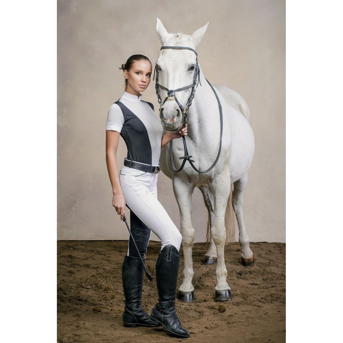 Riding Show Shirt FLAIR - Short Sleeve - Cavalliera