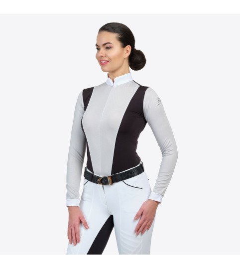 Reiten Turniershirt FLAIR - Langarm, Technische Reitsportbekleidung