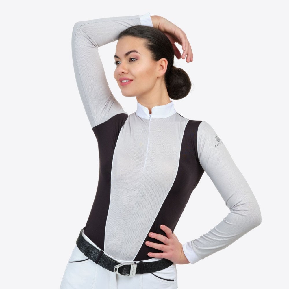 Reiten Turniershirt FLAIR - Langarm - Cavalliera