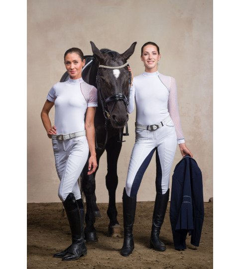 Riding Show Shirt DAME - Short Sleeve, Technical Equestrian Apparel