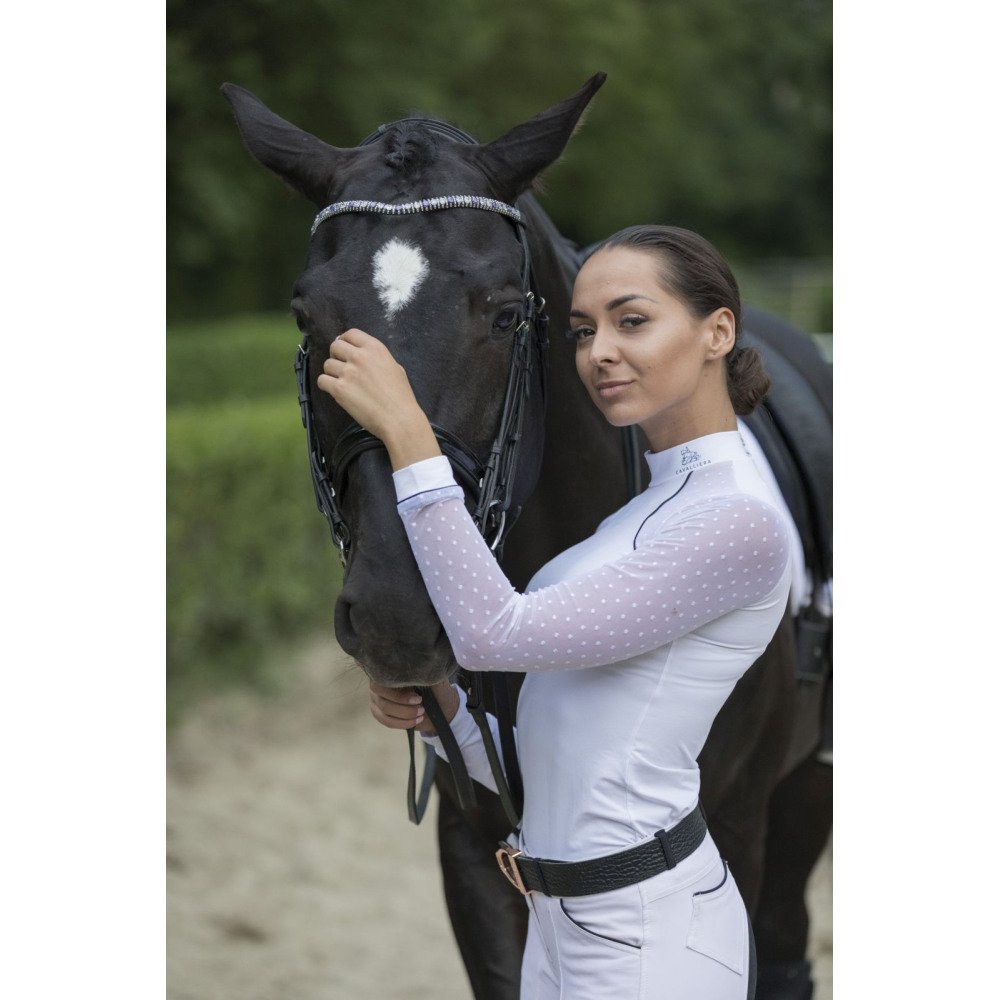 Cavalliera Riding Show Shirt DAME short Equestrian Apparel for Women