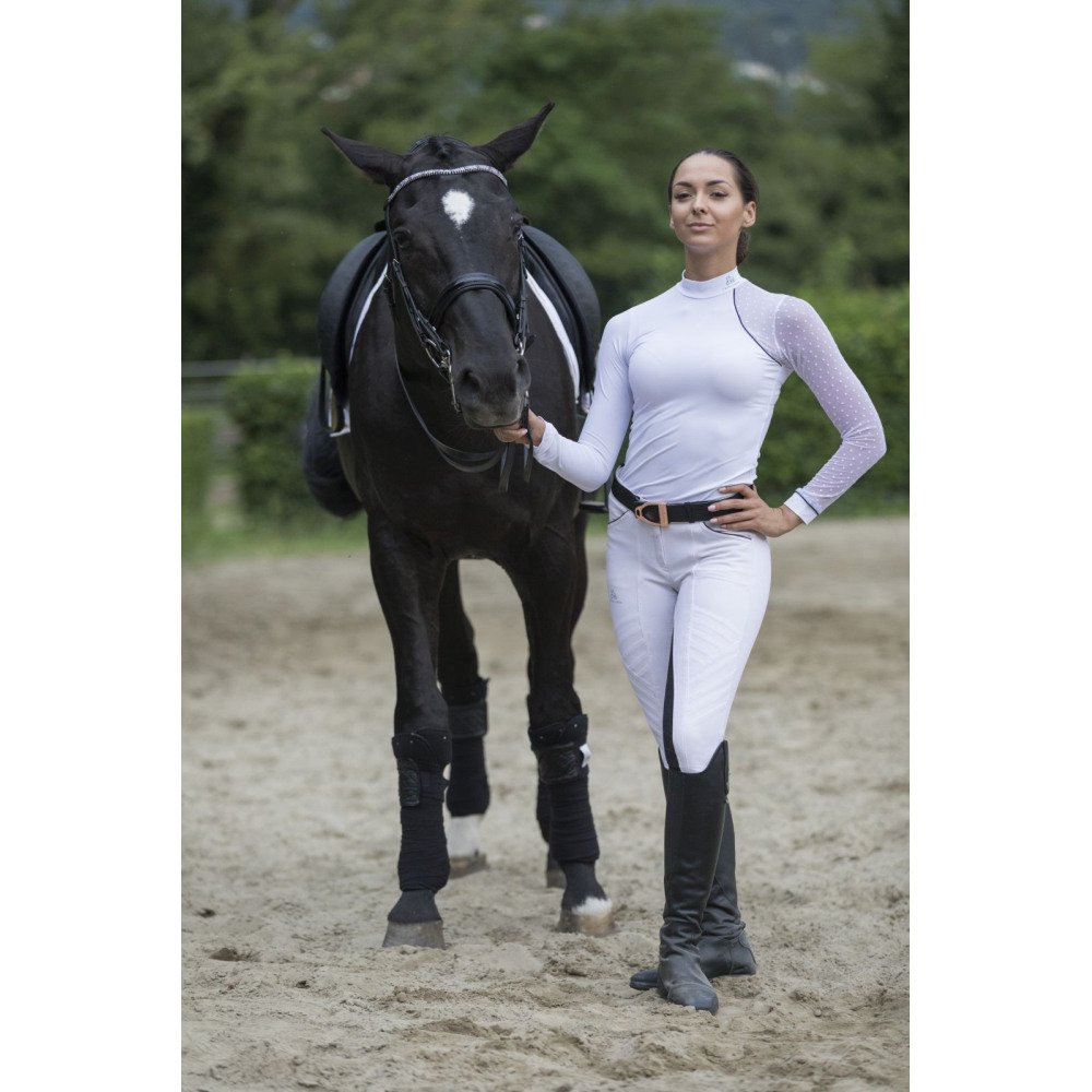 Reiten Turniershirt DAME - Kurzarm - Cavalliera