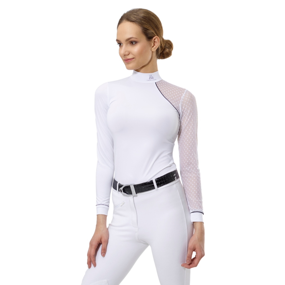 Cavalliera Riding Show Shirt DAME long Equestrian Apparel for Women