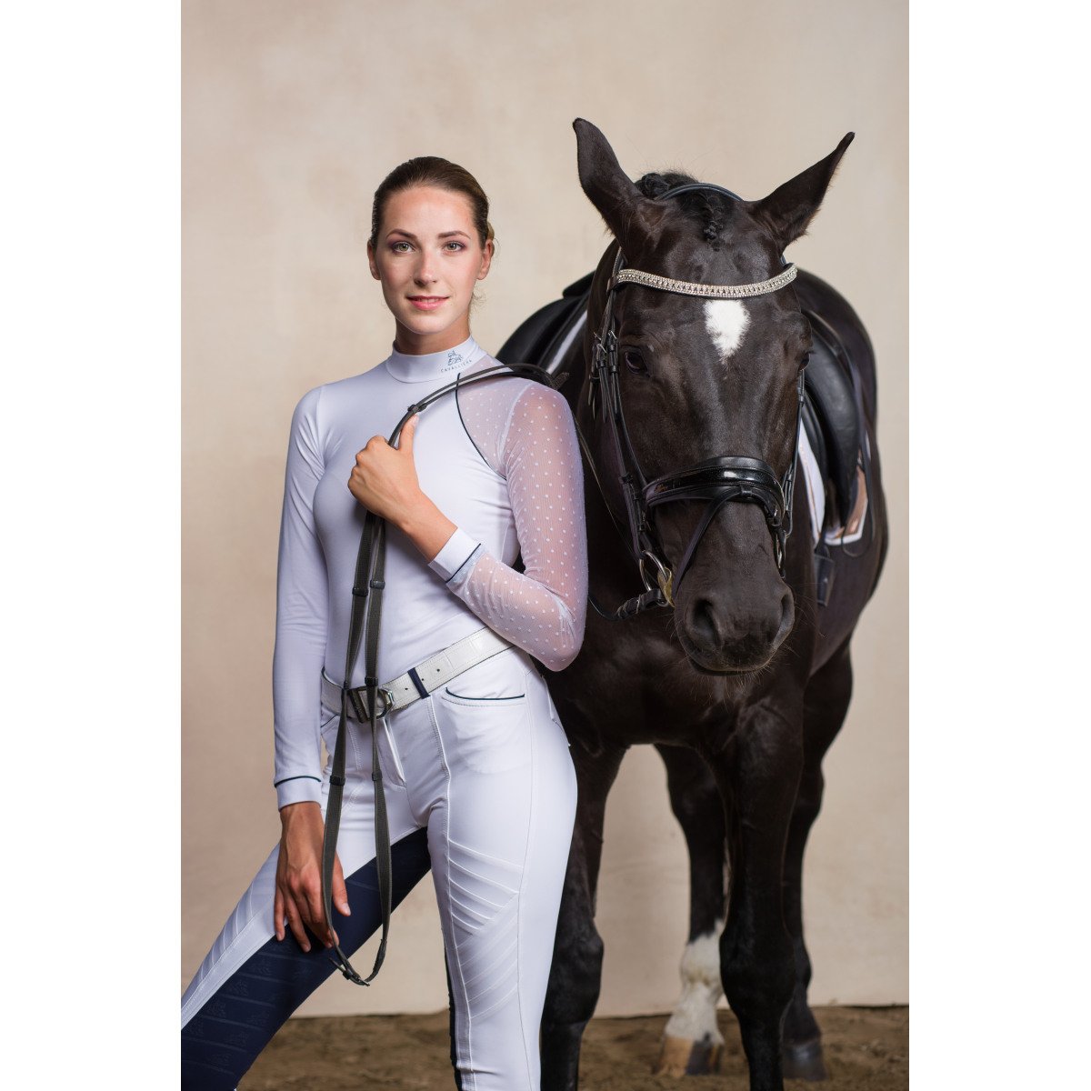 Riding Show Shirt DAME - Long Sleeve - Cavalliera