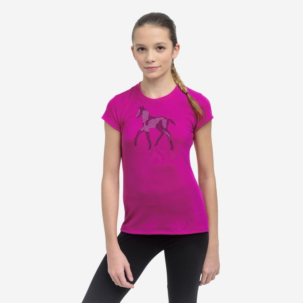 Cavalliera Riding Top SPARKLE short Casual Equestrian Apparel for Kids