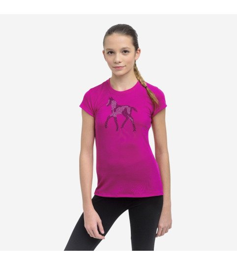 Riding Top for Kids Short Sleeve - SPARKLE, Equestrian Apparel
