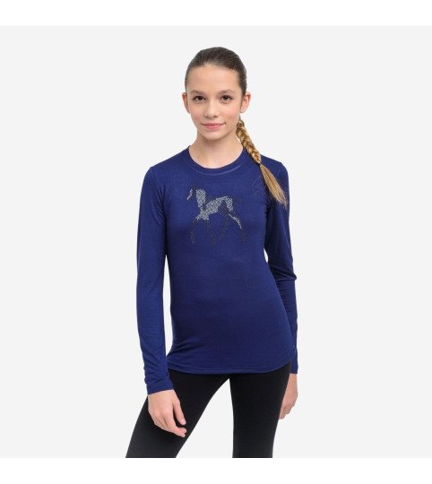 Riding Top SPARKLE for Kids - long sleeve, Casual Equestrian Apparel