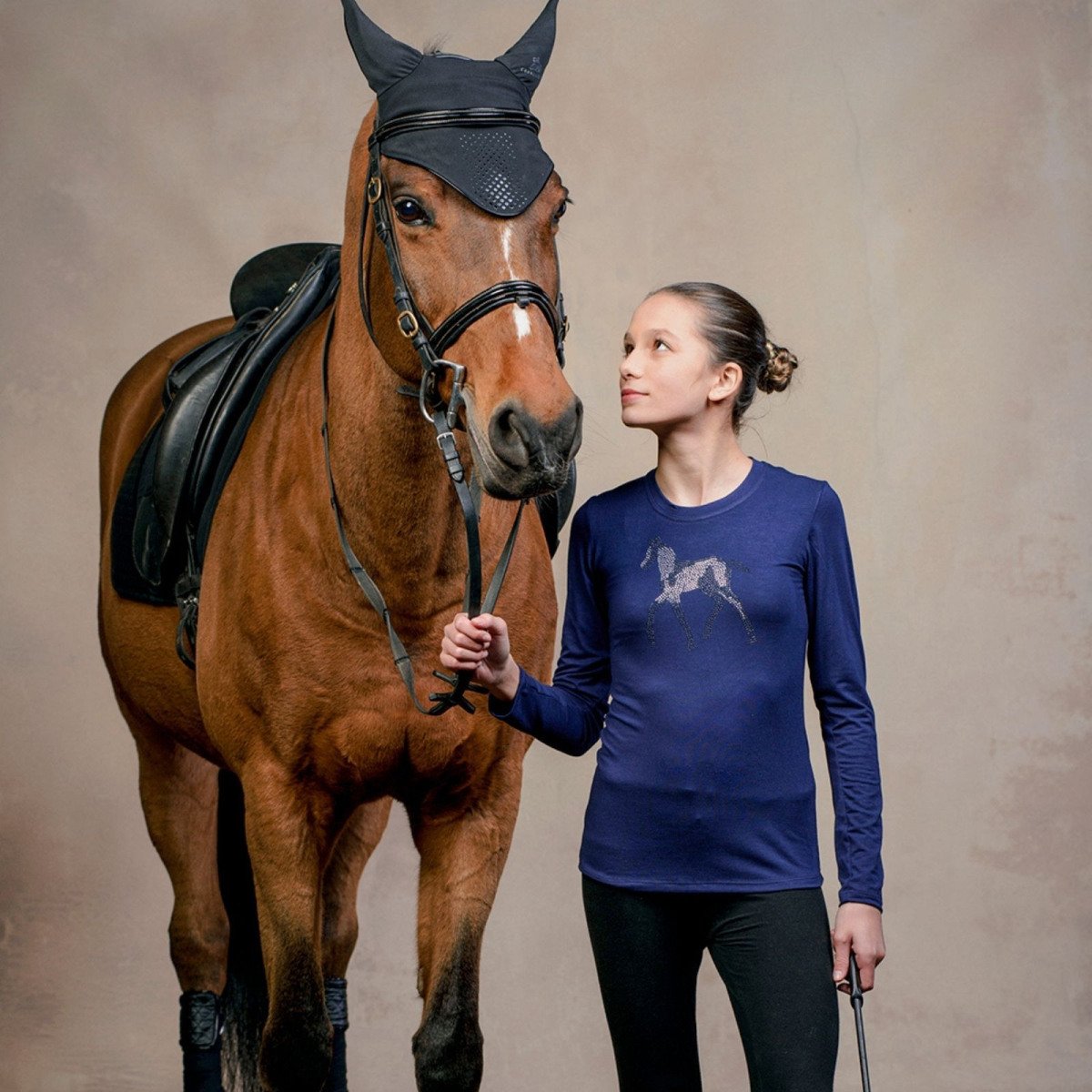 Cavalliera Riding Top SPARKLE long Casual Equestrian Apparel for Kids