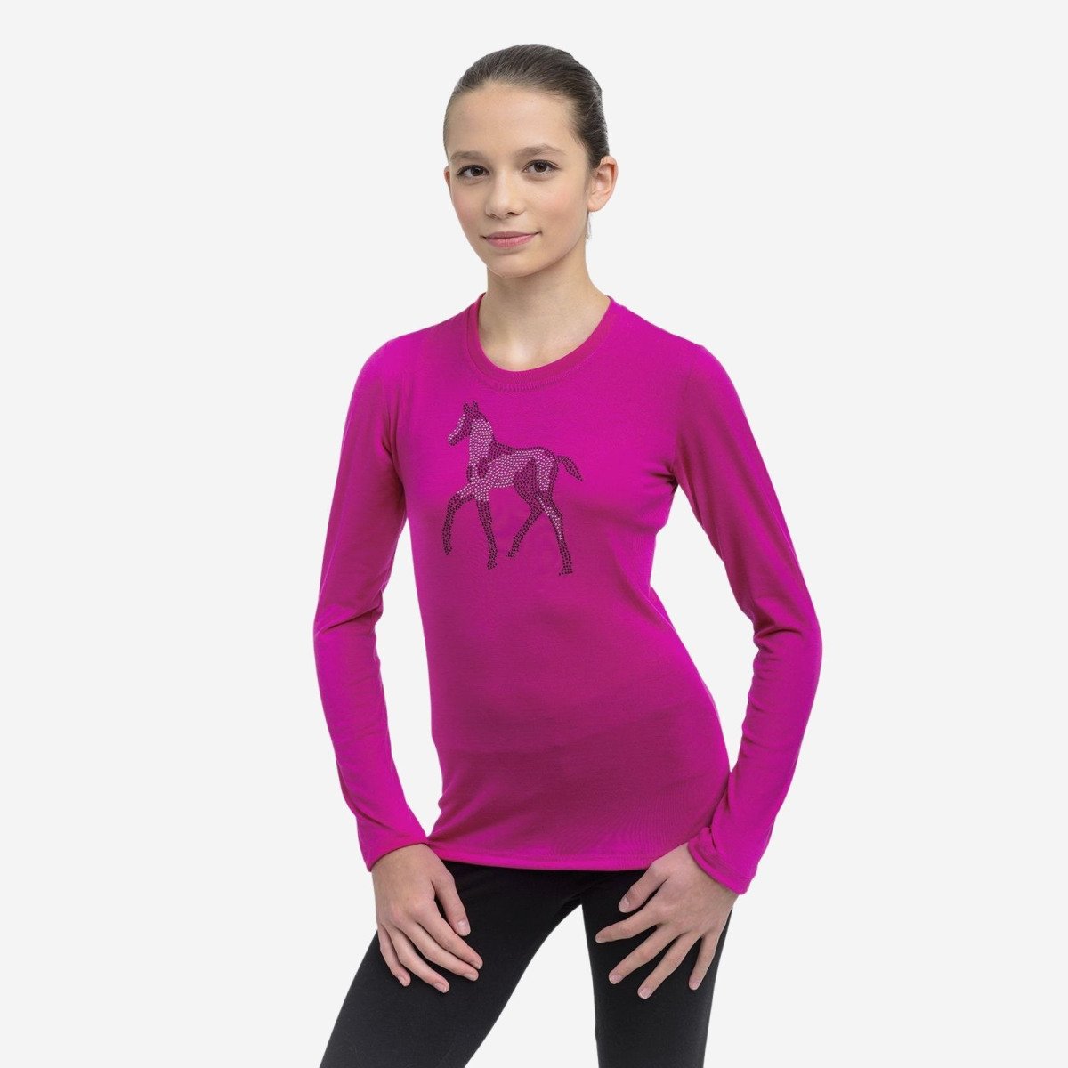 Lovas Felso Gyermekeknek Hosszú Ujjú SPARKLE- Cavalliera