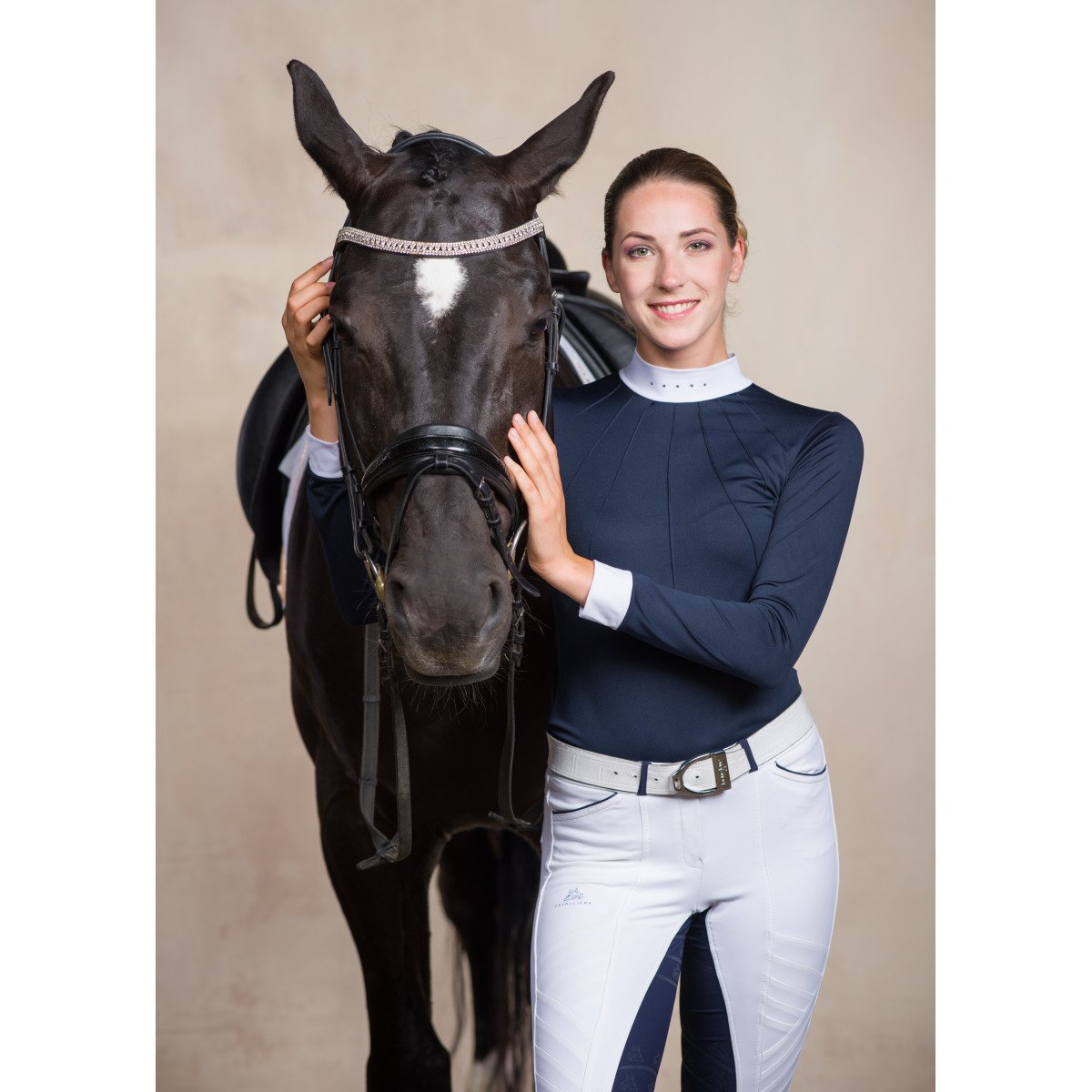 Reiten Turniershirt MOON - Langarm - Cavalliera