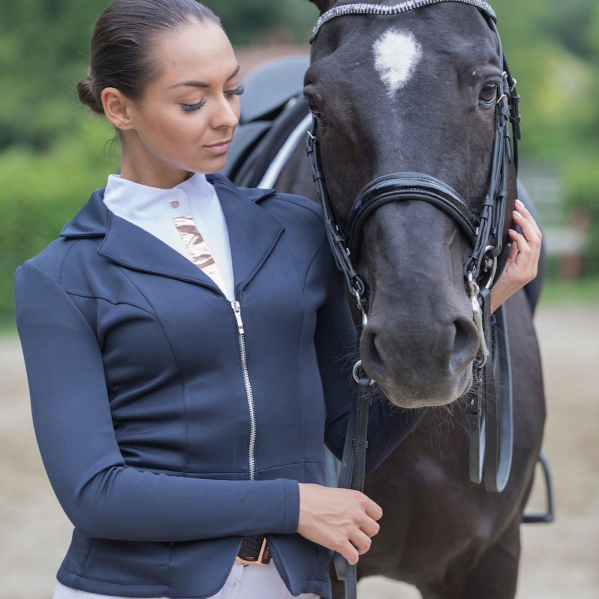 Riding Show Shirt ROSE GOLD - Long Sleeve - Cavalliera