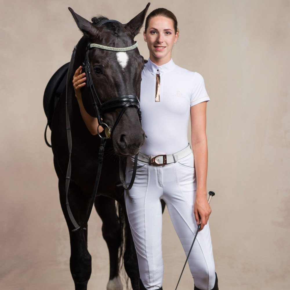 Riding Show Shirt ROSE GOLD - Short Sleeve - Cavalliera
