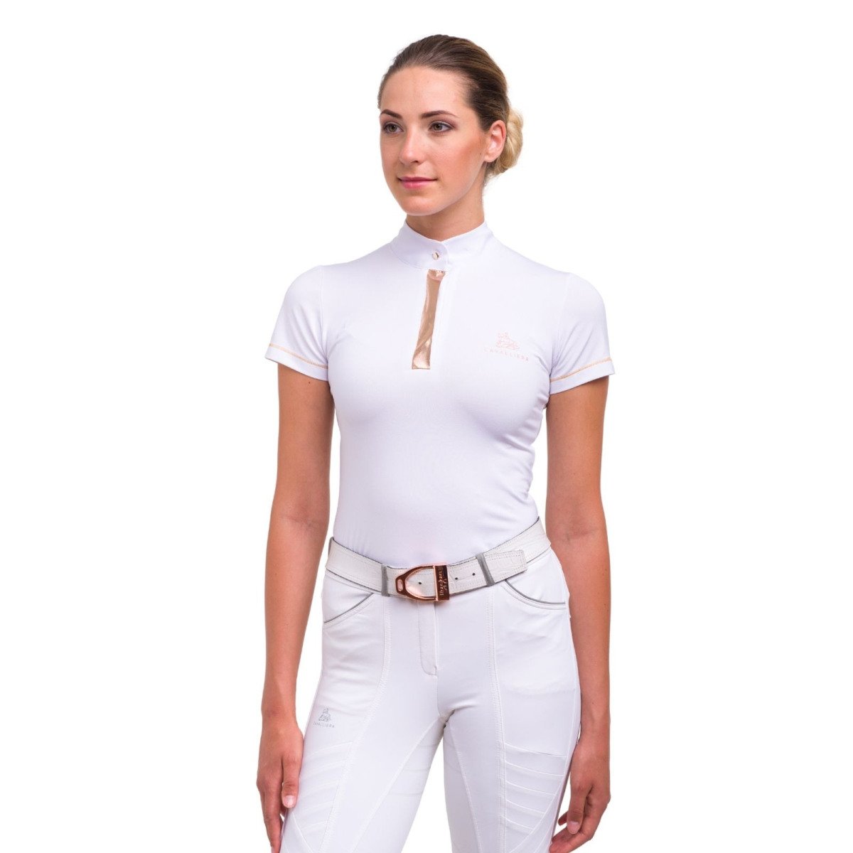 Riding Show Shirt ROSE GOLD - Short Sleeve - Cavalliera