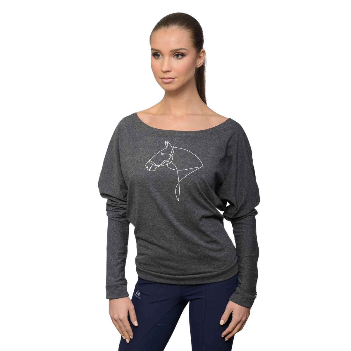 Reiten Top Boat Neck, Loose Fit LYNA - Cavalliera