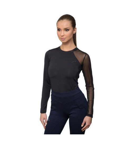 Riding Shirt ALLORE - Long Sleeve, Technical Equestrian Apparel