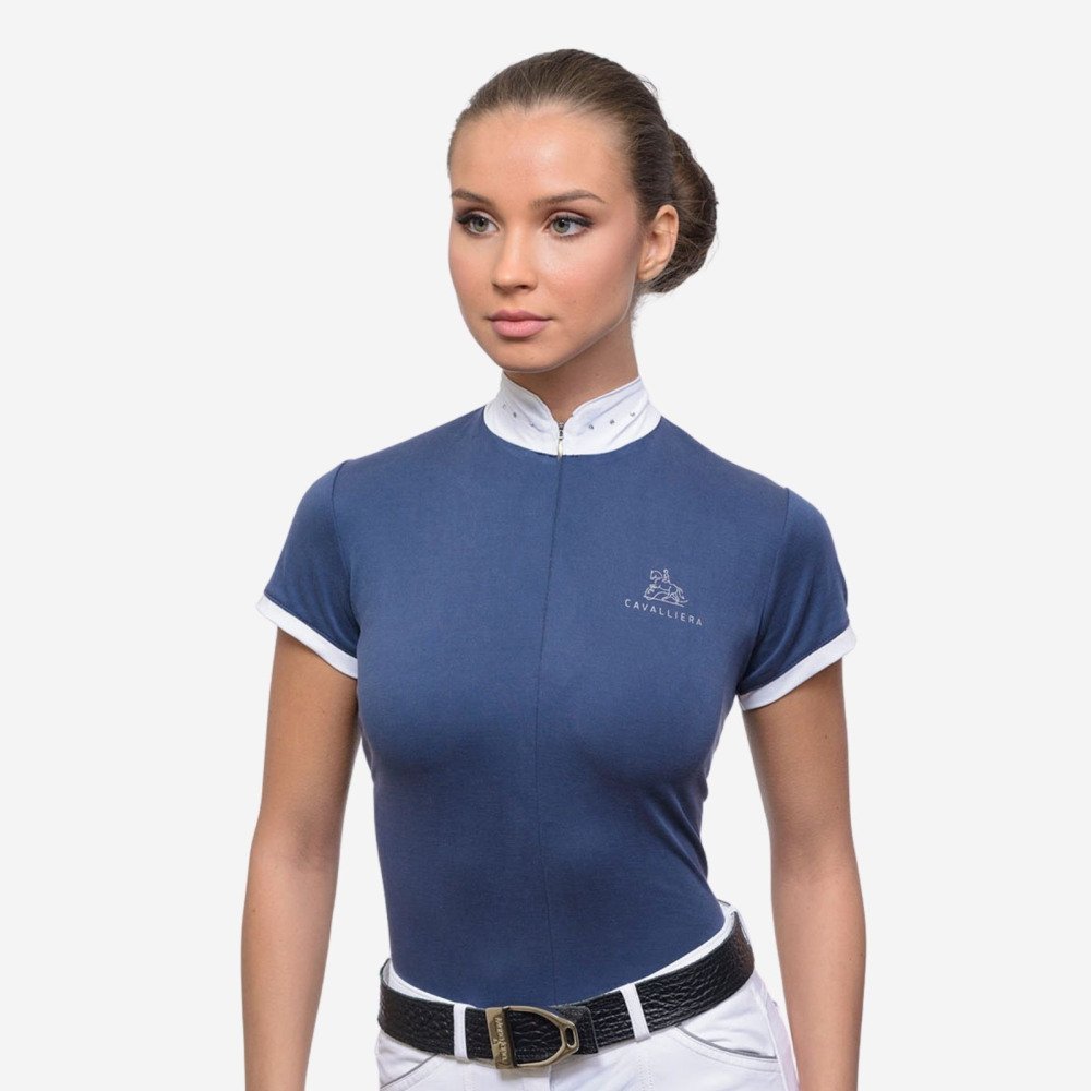 Riding Show Shirt STELLA - Short Sleeve - Cavalliera