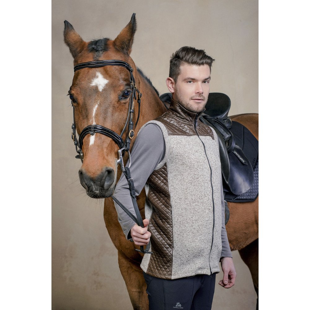 Riding Vest MAJESTY MEN - Waterproof Inserts - Cavalliera