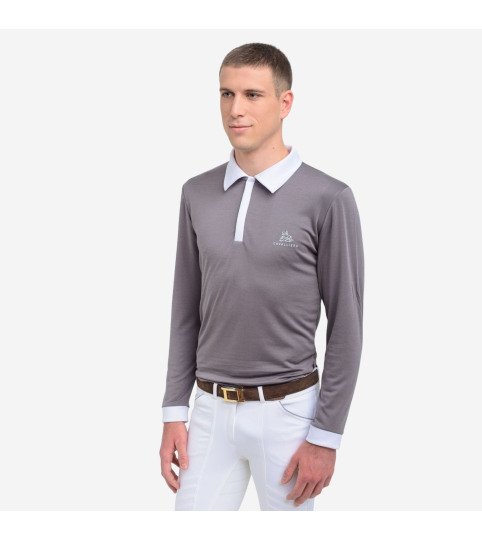 Reiten Turniershirt GENTLEMAN - Langarm, Technische Reitsportbekleidung