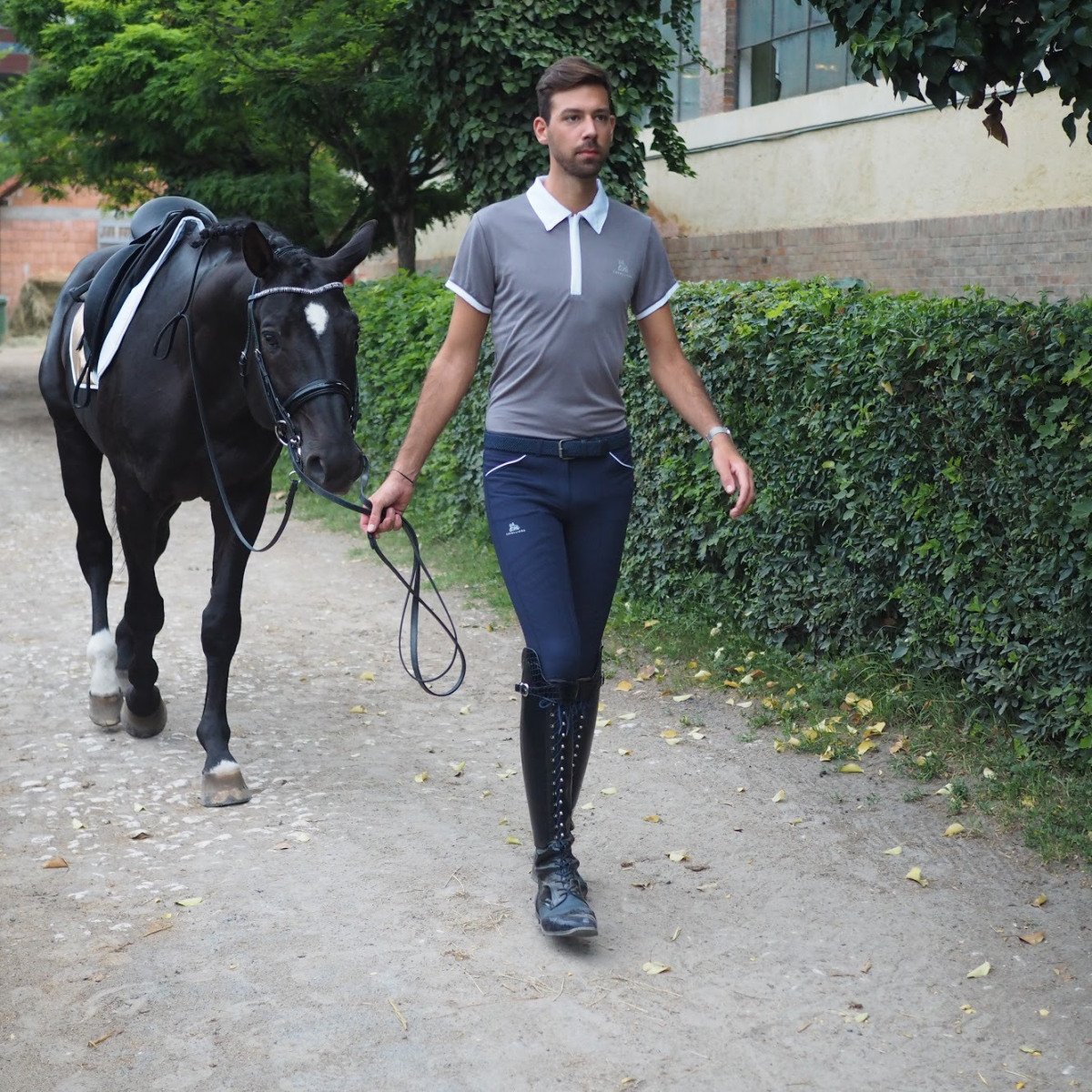 Reiten Turniershirt GENTLEMAN - Kurzarm - Cavalliera