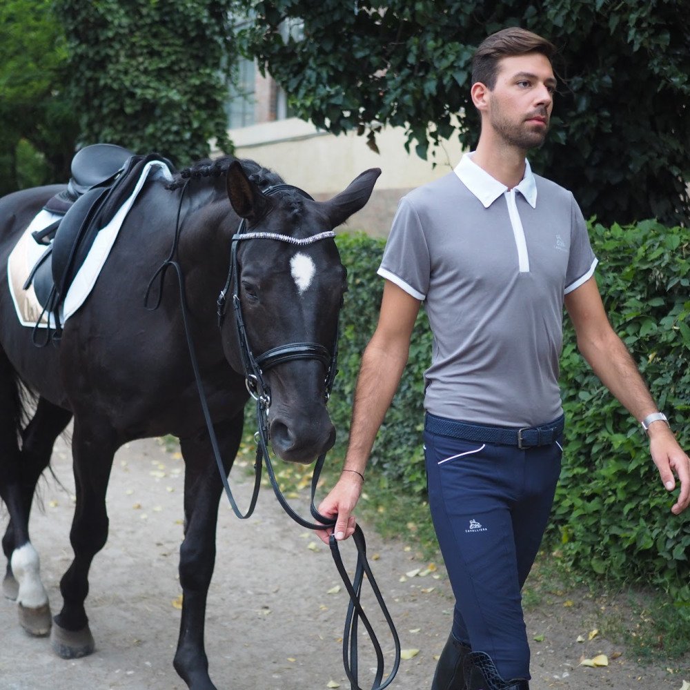 Reiten Turniershirt GENTLEMAN - Kurzarm - Cavalliera