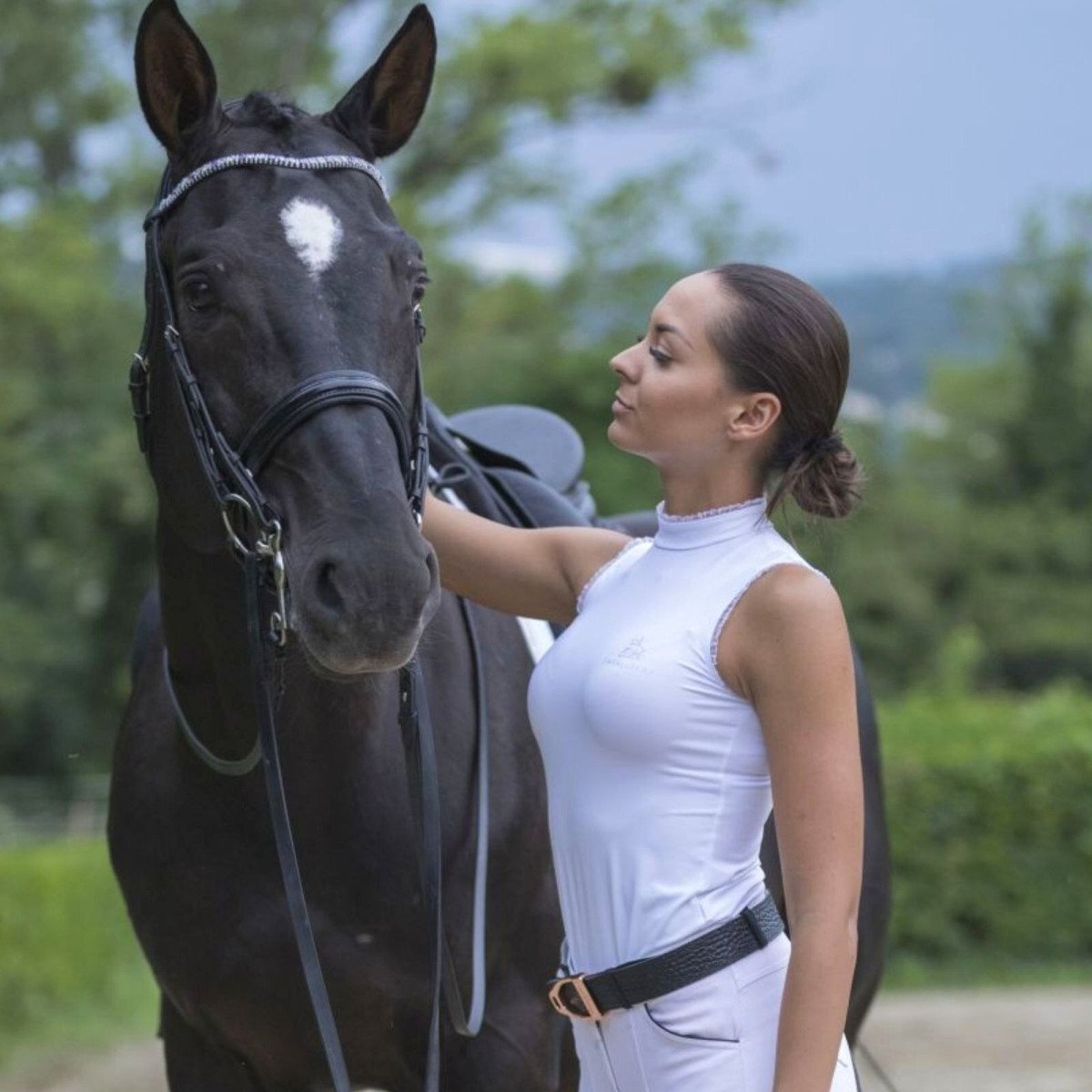 Riding Show Shirt PRINCESS - Sleeveless - Cavalliera