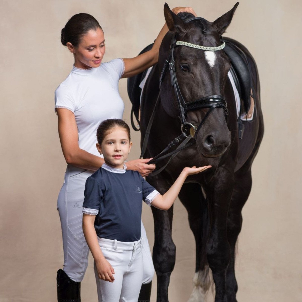 Lovas Versenying PRINCESS - Rövid Ujjú - Cavalliera