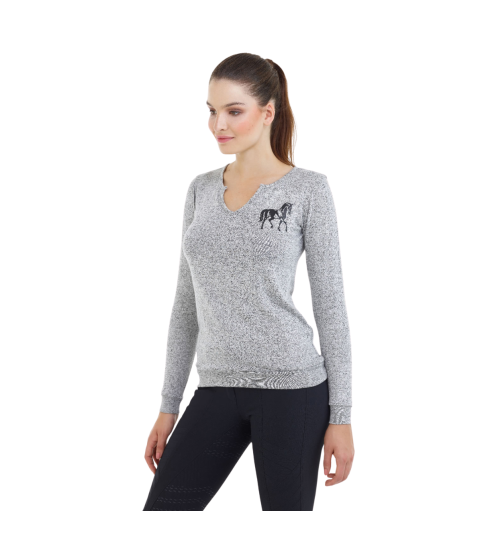 Reit Pullover GRAND - Viscose Jersey, lockere