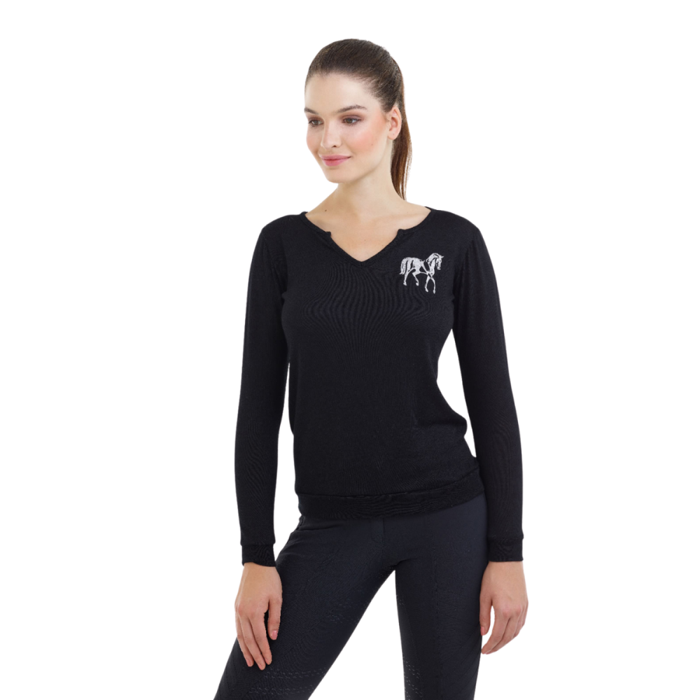 Riding Viscose Jersey Loose Sweater GRAND - Cavalliera