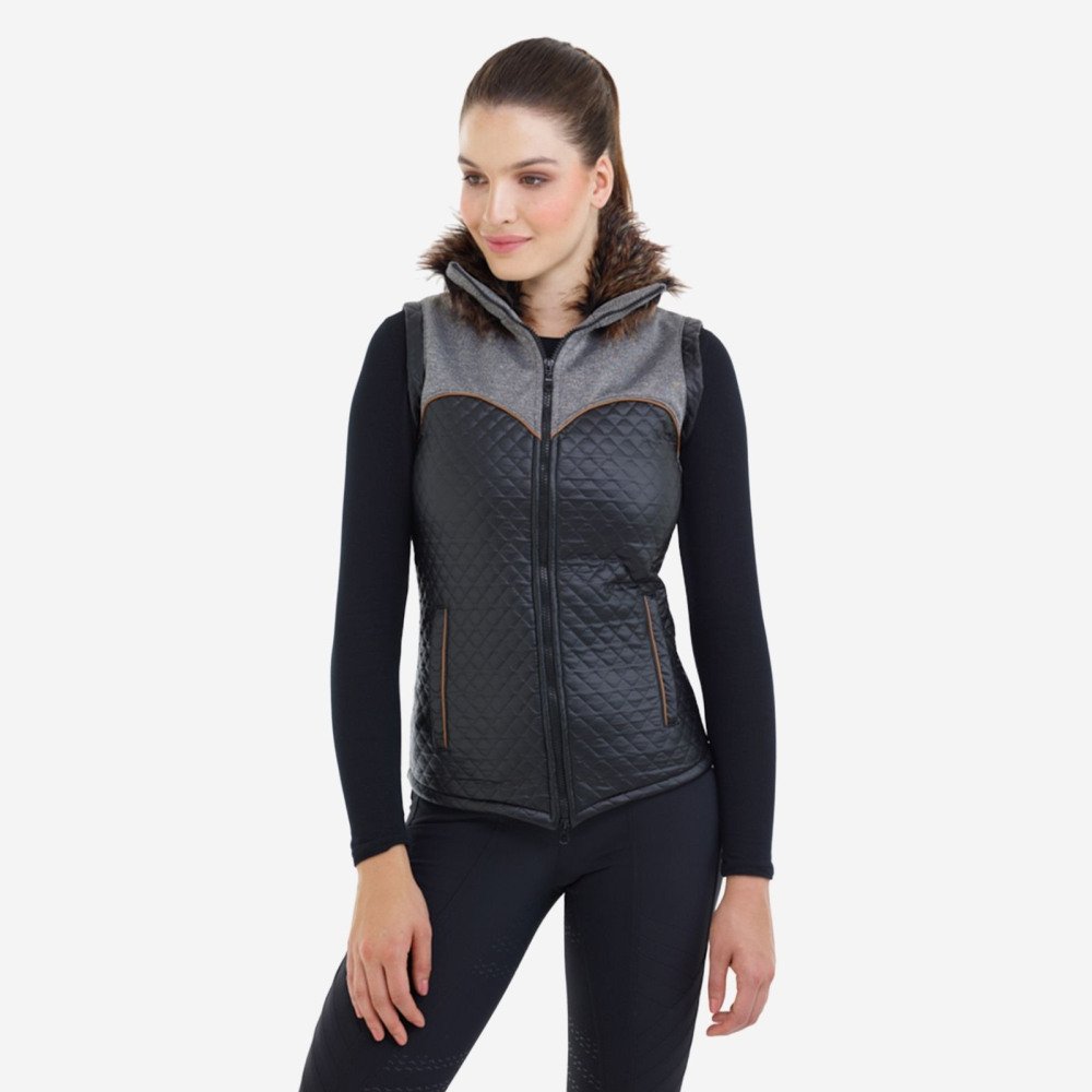 Winter Riding Vest - MAJESTY - SOFTSHELL FUR - Cavalliera