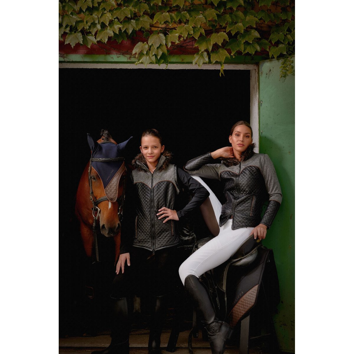 Winter Riding Vest - MAJESTY - SOFTSHELL FUR - Cavalliera