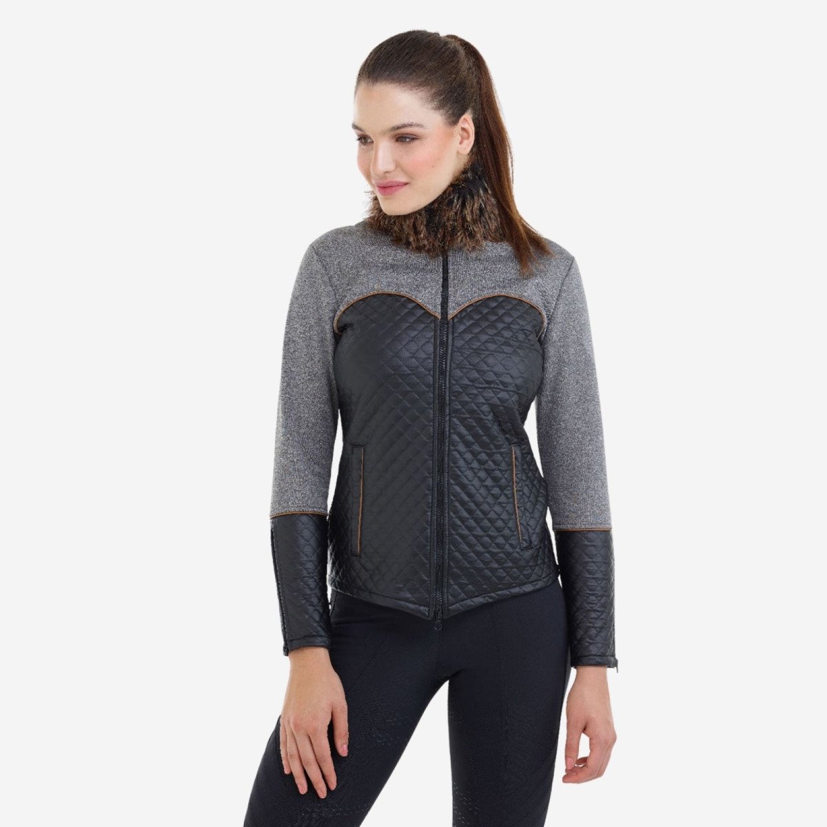 Winter Lovas Kabát MAJESTY - SOFTSHELL FUR - Cavalliera