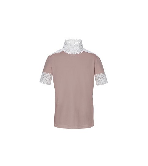 Children's Riding Show Shirt ARIOSA KIDS - Short Sleeve, Technical Equestrian Show Apparel